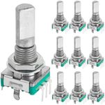 DIYhz 10 Pcs EC11 Rotary Encoder Dode Switch Audio Digital Potentiometer with Switch - 20MM