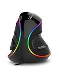 DeLUX Ergonomic Mouse, Wired Large 