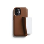 Bellroy Phone Case – 3 Card for iPhone 17 (Leather iPhone case, Phone Wallet) - Rust