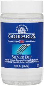 Goddard’s Silver Cleaner Dip – Silver Jewelry Cleaner Solution for Filigree Metalwork & Small Items – Professional Use Silver Tarnish Remover – Silverware Cleaning Supplies (10 oz)