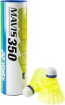 Yonex Mavis 350 Blue Cap Nylon Shuttlecock, Pack of 6 (Yellow)