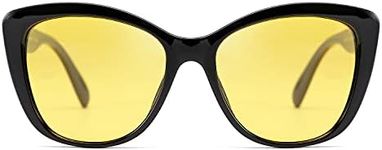 FEISEDY Yellow Night Glasses Vintag