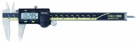 Mitutoyo 500-196-30CAL Absolute Advanced Onsite Sensor (AOS) Digital Caliper with Calibration, Inch/Metric, 0-6" Range, 0.0005" Resolution, -0.001" Accuracy