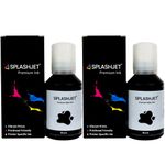 Splashjet 005 Compatible Refill Ink for Epson M1100, M1120, M1140, M1170, M1180, M2140, M2170, M3140, M3170, M3180 Printer - Ink Bottle for Epson 005 Ink Code (120gm x 2 Black Ink) Bottle - 502721