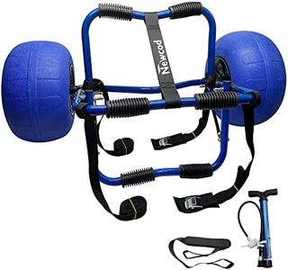 Newcod Kayak Cart, Kayak Dolly with 12-Inch Large Beach Balloon Wheels Tires for Sand