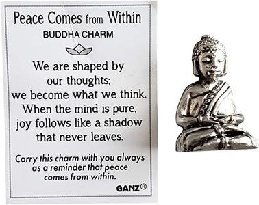 Ganz Peace Comes from Within Buddha Charm Pocket Token ~ 1 Token & Card