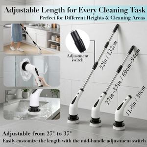 Airlovers Electric Spin Scrubber – Cordless Power Cleaning Brush