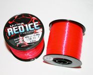 Ultima Red Ice Strong Hi Vis Sea Fishing Line - Fluo Red, 0.50 mm - 30.0 lb