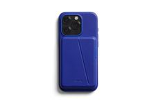 Bellroy Mod Phone Case + Wallet for iPhone 15 Pro (slim leather iPhone case, phone wallet) - Cobalt