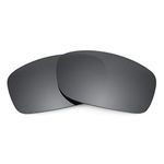 Revant Replacement Lenses Compatible With Oakley Fives Squared, Polarized, Black Chrome MirrorShield