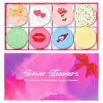 Aofmee Shower Steamers Aromatherapy - Pack of 8 Shower Bombs Gift Set for Women, Shower Tablets with Essential Oils for Relaxation, Pamper Self Care Birthday Gifts for Her, Wife, Girlfriend, Mother