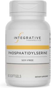 Integrative Therapeutics Phosphatidylserine - Cognitive Function, Exercise Capacity, and Stress Support Supplement* - Sunflower Lecithin-derived Vitamin - Soy Free - 60 Softgels