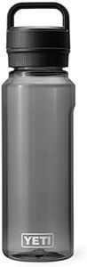 YETI Yonder 1L/34 oz Water Bottle with Yonder Chug Cap, Charcoal