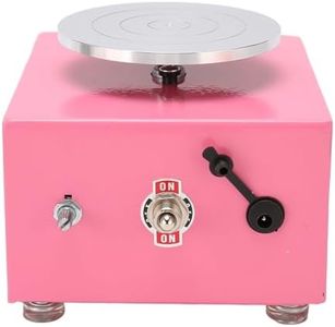 Ceramic Wheel, DIY Mini Pottery Wheel Space Saving 100‑240V for Art Craft Work Molding (AU Plug)