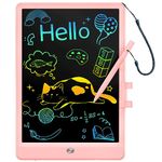 LCD Writing Tablet 10inch Doodle Board - Colorful Screen Electronic Toddler Drawing Tablet Drawing Pad, Educational Learning Toddler Toys for 3 4 5 6 7 8 Year Old Kids Girls Boys