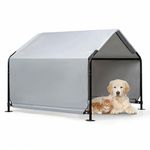 XIAPINMOON Dog Shade Shelter Pet Outdoor Tent Large Dog House Sun Rain Animal Shelter Livestock Shelter for Outside Dog Shade Canopy