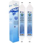 Tier1 Inline Water Filter NSF Standard Certified Replacement for GE GXRTQR Filter System - Activated Carbon Media to Reduce Contaminants including Chlorine Taste and Odor - 2 Pack