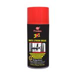 UE Autotech Premium 3 in 1 White Lithium Grease Spray - Waterproofs, Lubricates, and Insulates for Mechanical Equipment - Automotive, Heavy Duty Industrial Metal Application, 150 ml