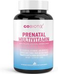 GOBIOTIX Prenatal Vitamins for Women | Vitamins with Iron, Calcium, Vitamin D2, C, Zinc & Folic Acid for Pregnant Women | Pre & Post Pregnancy - Once Daily Multivitamin Capsules, Non-GMO