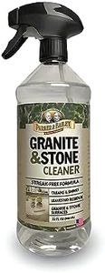 PARKER & BAILEY Granite & Stone Cleaner - Granite Countertop Cleaner Kitchen Island Cleaning Spray Marble Cleaner Tile Cleaner Slate Quartz Daily Granite Cleaner Bathroom Counter Cleaner -White, 32 Oz