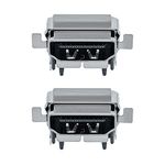 Mcbazel Lot 2 Original HDMI Port Socket Connector for Xbox One S,Replacement HDMI Socket Interface Repair Jack Accessories Console Compatible with Xbox One S Console