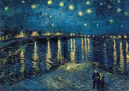 Ravensburger - Puzzle Van Gogh Notte Stellata, 1000 Pezzi, Puzzle Arte per Adulti e Ragazzi, Quadri Famosi da Esporre, Idea Regalo per Lei o Lui, 70x50 cm