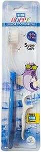 STIM Hoppy Junior Manual Toothbrush For Adult: Pack Of 3 : Age 10 Years +, Multicolor