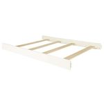 Evolur Signature Westbury Convertible Crib Wooden Full Size Bed Rail, Aged White