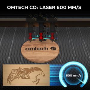 OMTech 130W CO2 Laser Engraver – High-Power Cutting Machine