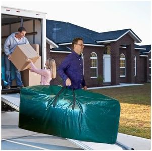 Evelots Giant Storage Bag-Double Zippered Tote/Strong Handles-Multiple Uses, Waterproof-Holds 9 Foot Unassembled Christmas Tree