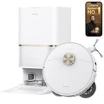 dreame L50 Ultra AE Robot Vacuum and Mop 100-Day Auto-Empty and Self-Cleaning High Heat Mop, 28,000Pa Suction, Corner-to-Edge Deep Cleaning, Detangling Brush