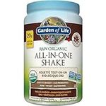 Garden of Life Raw All-in-One Nutritional Shake, Chocolate Cocoa, (28 servings- 1017g) Packed with 20 grams of Certified Organic Plant Protein packed with incredible nutrition to help build lean muscle. Assists in the building of lean muscle when combi...