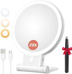 Auxmir 20X Magnifying Mirror, Doubl