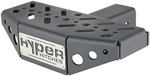 Hyper Hitches 12" Hitch Step Model # HS-12 | Hitch Step | Truck Hitch Step 100% Made in The USA | Rear Bumper Guard Protector | with Built in Stabilizer (2" Receiver)