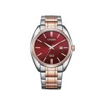 CITIZEN Stainless Steel Analog Red Dial Men Watch-Bi5104-57X, Multi-Color Band