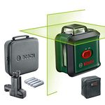 Bosch Cross line Laser UniversalLevel 360 with Universal clamp MM 3 (Vertical + Horizontal Laser Lines incl. 360° for Alignment Throughout The Entire Room)