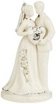 CG 30716 4.75" Porcelain 25Th Anniversary Bride and Groom Cake Topper