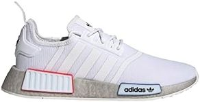 adidas NMD_R1 Shoes Men's, White, Size 5, Cloud White/Cloud White/Grey One, 5 US