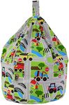 Bean Lazy Cotton Transport Road Map Bean Bag Child Size