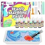 Etarnfly Water Marbling Paint Kit for Kids - Arts and Crafts for Kids,Creative Toys & Ideal Easter Gifts for Girls & Boys Age 8-12,12 Colors (10ml Each)