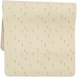 Ava + Oliver Vegan Leather Baby Changing Mat (16 X 30 in) - Multipurpose Wipeable and Portable Diaper Changing Pad - Foldable for Travel (Palm Trees)