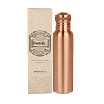 Copper Water Bottle 1000 ml Ayurvedic Handcrafted Pure Copper 34 Oz Water with Lid Stay Hydrated and Boost Immune Water Bottle Leak Proof