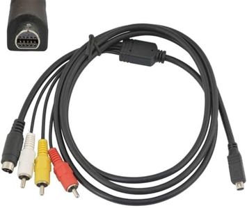 New VMC-15FS A/V Audio Video S-Video to RCA Cable for Sony Handycam AV Cable Mini DV Camcorder S-Video Cable with 10-pin Output Connector VMC15FS