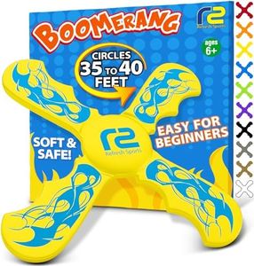 Kids Beach Toys & Beach Games - Ultimate Beach Boomerang For Water Park Adventures & Beaches - Fun Playdates Sand Toys Soft Impact Colorful Designs & Tons Of Fun Indoor & Outdoor Beach Stuff For Kids