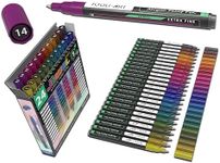 24 Acrylic Paint Pens Markers Set Special Color Series For Rock Painting, Pebbles, Plastic, Canvas, Glass, Mugs, Journaling, Multi Surfaces. Opaque, Waterbased, Quick Drying (JEWEL EXTRA FINE)