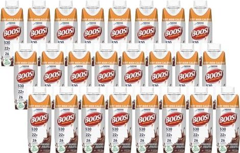 Boost Very High Calorie Nutritional Drink, No Artificial Colors or Sweeteners Chocolate, 8 Fl Oz (Pack of 24)