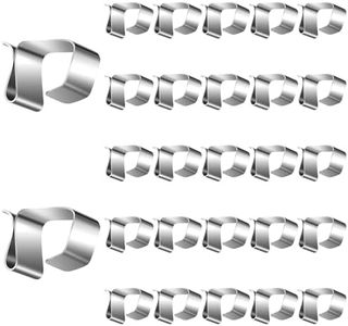 MOROBOR 100PCS Gutter Hooks, Galvanized Clips for Hanging Outdoor Lights, Christmas Lights Gutter Hooks, Holiday Lights Roof Hooks for Festival Decoration