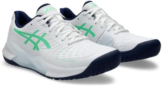 ASICS Mens Gel-Challenger 14 White/New Leaf Tennis Shoes - 10 UK (1041A405.103)