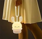 Hanging Night Light for Kids - Portable LED Light Up Toddler Room 9 Colors Changing, Nursery Baby Night Light for Car Seat Crib Remote Dimmable Rechargeable Squishy Kids Lamp Teen Girl Boy Gifts Decor