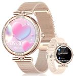 2024 Smart Watches for Women Answer/Make Call,1.19" AMOLED Display Fitness Tracker with 100 Sport Mode,Heart Rate/Sleep Monitor/Pedometer/Calories,IP68 Waterproof for Android iOS